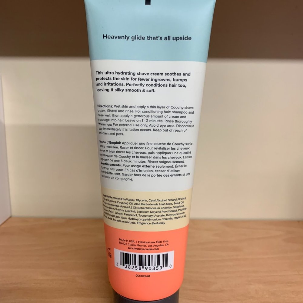 Coochy Ultra Gogo Coco Hydrating RASH FREE Shave Cream-Mango Coconut 8.5oz - Picture 6 of 6